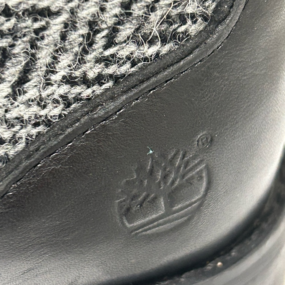 Timberland Harris Tweed Oxford Shoes Black Gray Size 10 - Picture 8 of 15